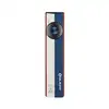Olight Patriotic Red White Blue ArkPro Flat EDC Flashlight Front View with Laser UV Light and Dial Switch for Daily Carry