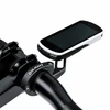 Olight bike computer mounted on black bicycle handlebars