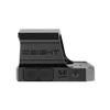 Olight Osight SE DPP red dot sight side view showing brightness buttons and logo on white background
