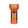 Olight Orange Marauder Mini Flashlight Front View with Rotary Switch Knob and Grip for Search and Rescue Outdoor Use