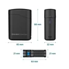 Olight Black Baton 4 Premium Edition and Wireless Charger with Dimensions for Everyday Carry and Outdoor Use