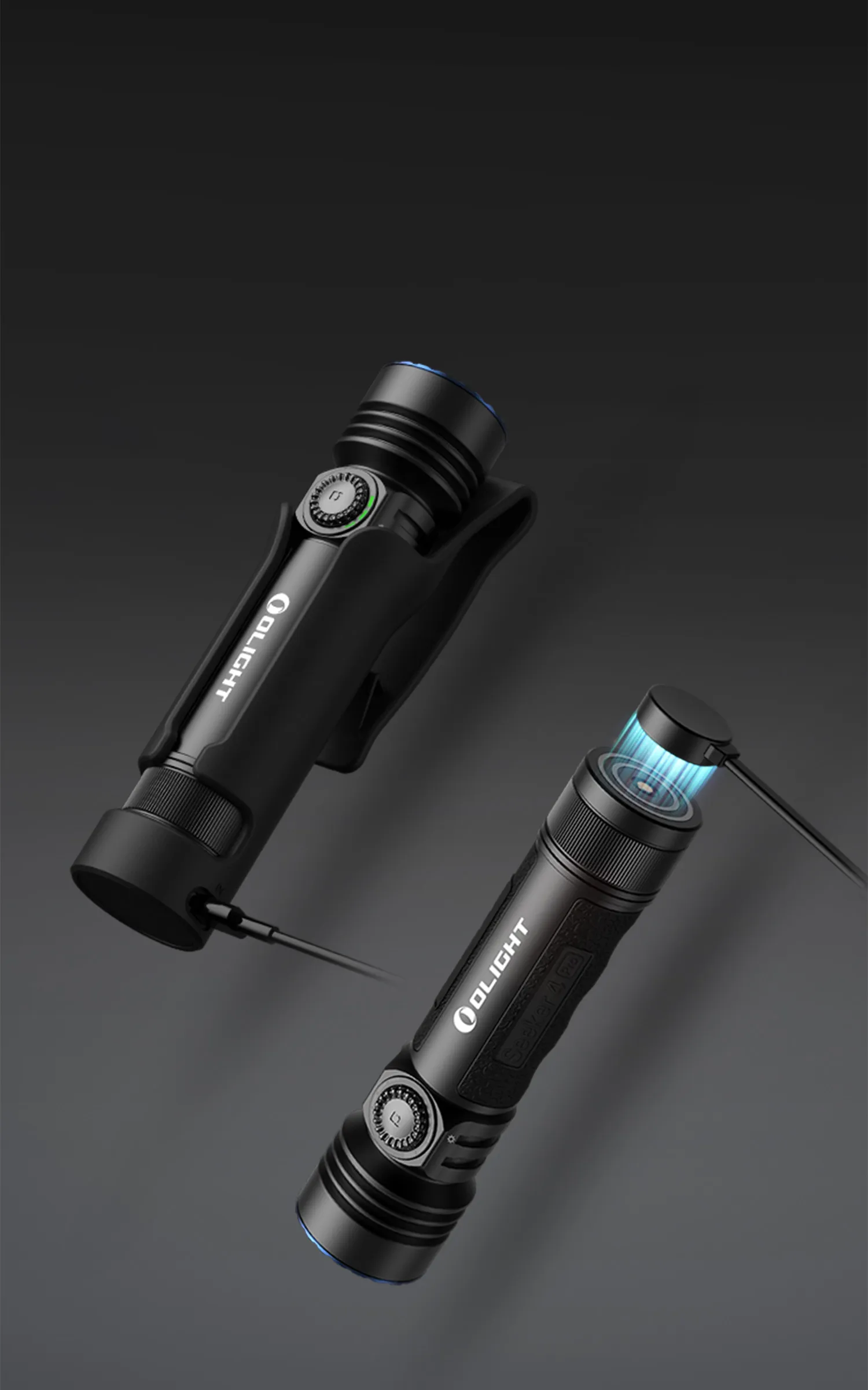 Seeker 4 Pro Phantom Squadron Flashlight Bundle Oclip Pro 4600lm