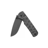 Olight Black Rubato 4 Folding Knife with Textured Handle for Everyday Carry