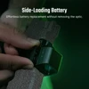 Olight Osight SE 6MOA GN red dot sight, side-loading battery feature for effortless replacement.