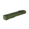 Olight Olive Green Arkfeld Flashlight with Flat Body and Selectable White/Green Light for Everyday Carry
