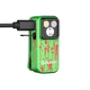Olight Green Oclip Pro S Clip Light with Red Splatter Pattern and Charging Cable for Halloween