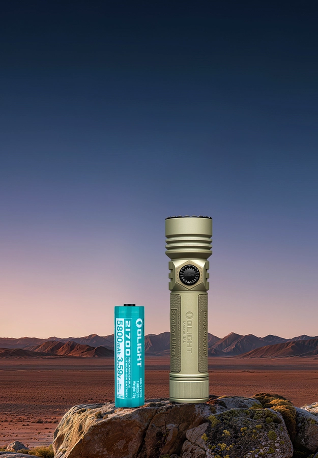 Olight Seeker Ultra Durable 4800LM LED Flashlight Olive Green - Olight