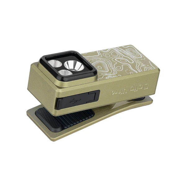 Oclip Ultra EDC Light 3 in 1 Clip On Flood Spot UV Flashlight - Olight