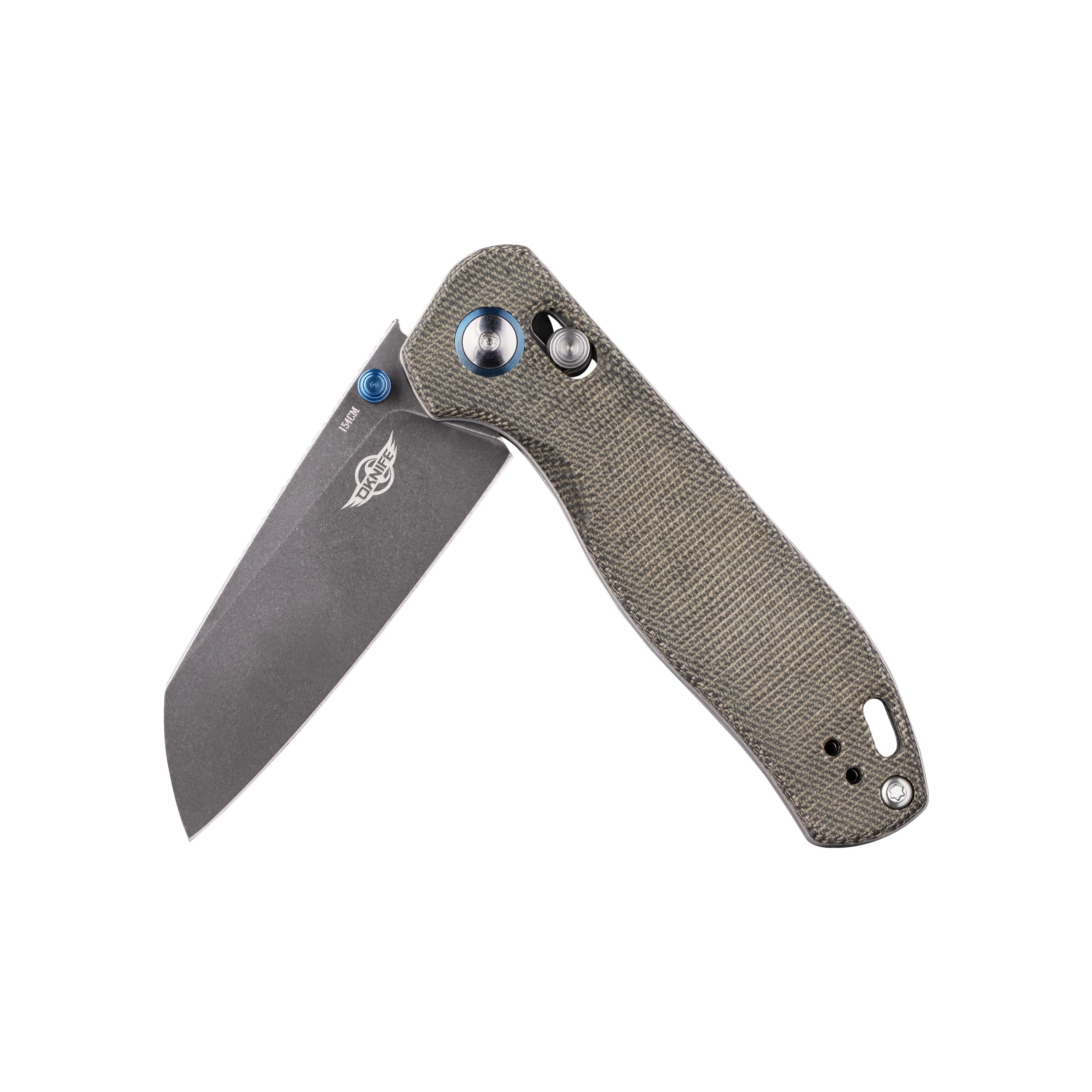 Rubato 2 Folding Knife 154CM Sheepsfoot EDC Rail Lock Pocket Tool 