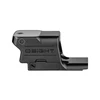 Olight Osight matte black red dot sight side profile with logo on white background