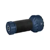 Olight Blue Marauder Mini Flashlight Side View with Textured Grip and Charging Port for Outdoor and Tactical Use