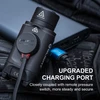 Olight Black SRPL Rechargeable Light Close-up of Upgraded Charging Port for Secure Connection