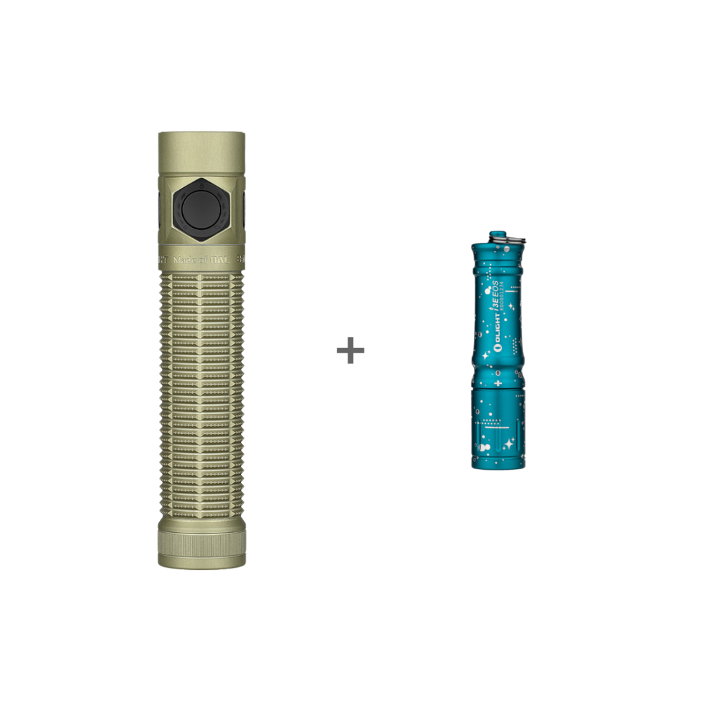 OLIGHT Baton Ultra＆i3E19周年＆キャップ　3点セット Baton Ultra EDC Flashlight i3E Keychain Light Combo Kit 1800lm