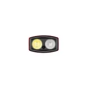 Olight Red Arkfeld Pro Close Up Head View Showing Dual LED Lens and Laser Emitter for EDC Outdoor Use