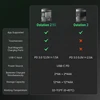 Olight Black Ostation 2 Pro and Ostation 2 charging devices comparison for AA and AAA battery charging capabilities.