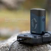 Olight dark blue Baton 4 Premium charging case with Type-C cable for effortless magnetic outdoor power.