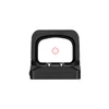 Olight Black Oclip Pro Red Dot Sight Front View with Reticle for Precision Shooting and Aiming