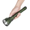 Olight Javelot Turbo 2 in olive green held in hand for powerful illumination.