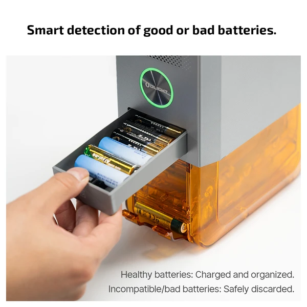 Ostation X 3-in-1 Rechargeable AA/AAA Battery Charger - Olight