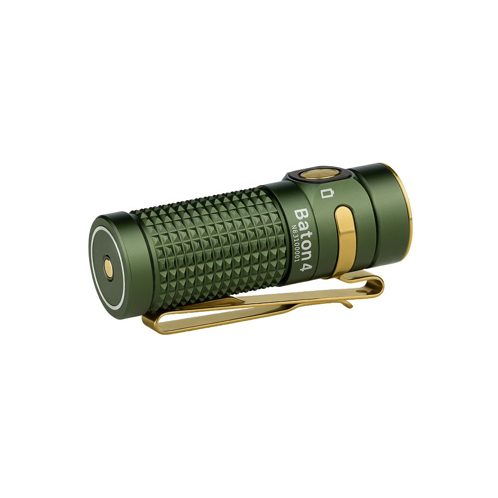 Baton 4 Premium Powerful Mini EDC Flashlight 1300 Lumens Olight