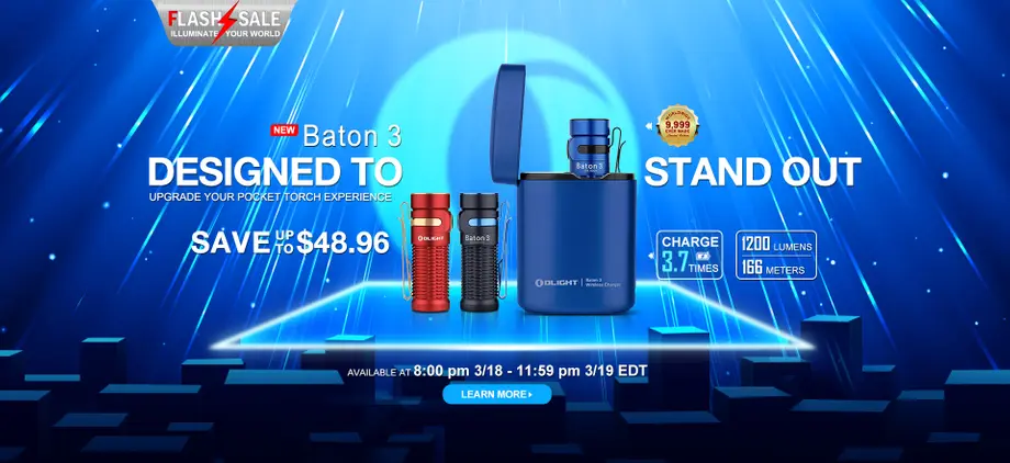 Olight March Flash Sale, Amazing New Releases