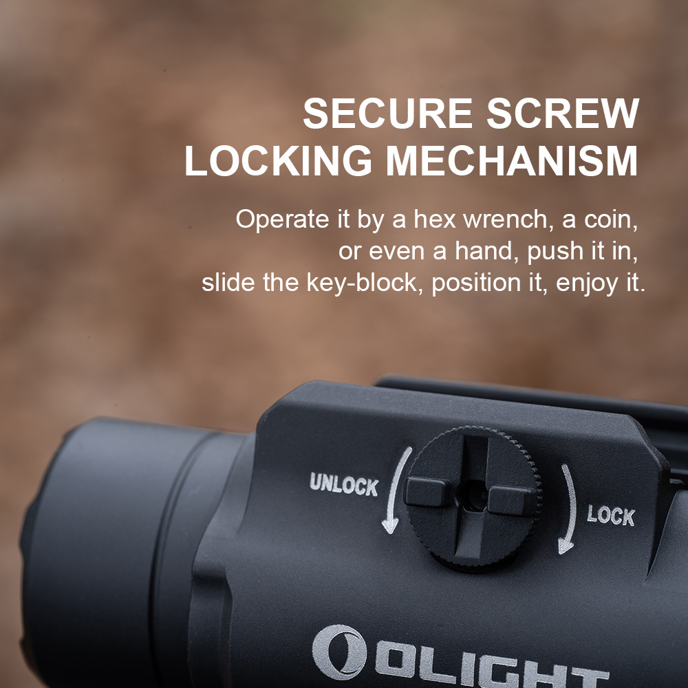 SRPL PL3R Valkyrie Tactical Light 1500lm Rechargeable Rail Light