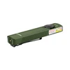 Olight OD Green Arkfeld Pro Flat EDC Flashlight with Pocket Clip Laser Warning Label and Triple Light Source for Daily Carry