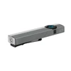 Olight Gray ArkPro Lite Penlight with Laser Pointer, textured grip, and pocket clip for everyday carry and presentations.