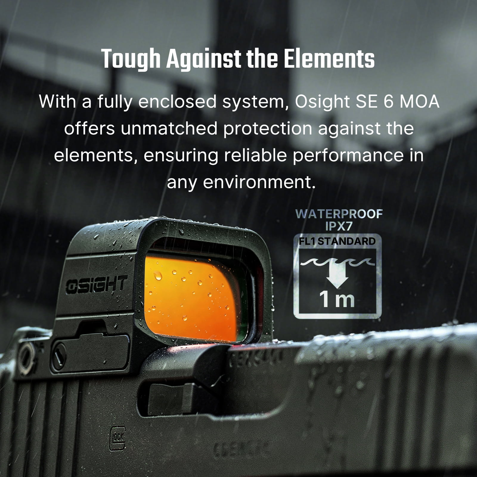 Olight Osight オプティック Osight SE Enclosed Emitter RMSc Red Dot Replaceable Battery Optic