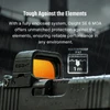 Olight Osight SE 6MOA GN Red Dot Sight on a pistol, IPX7 waterproof, for all-weather shooting.