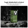 Olight Green Oclip Pro IPX6 Waterproof Wearable Light on Rock with Water Splashes for Outdoor Use