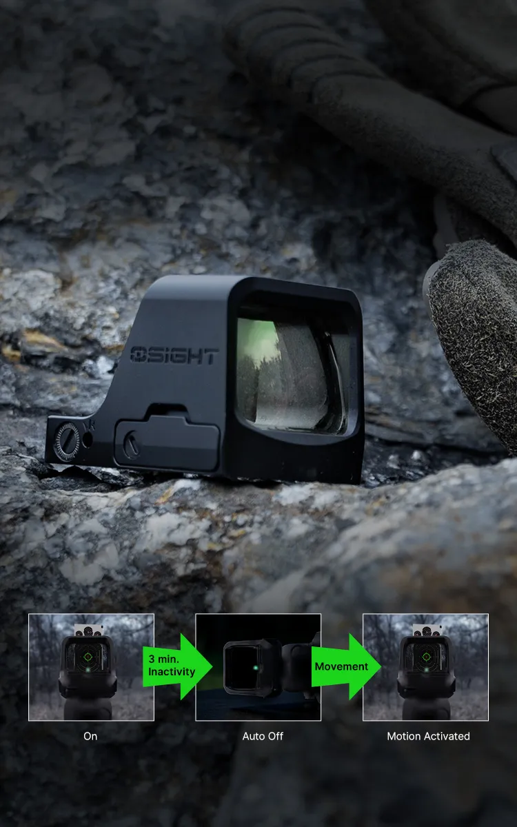 Osight C Red Dot Sight Multi Reticle Open Reflex Pistol Optic