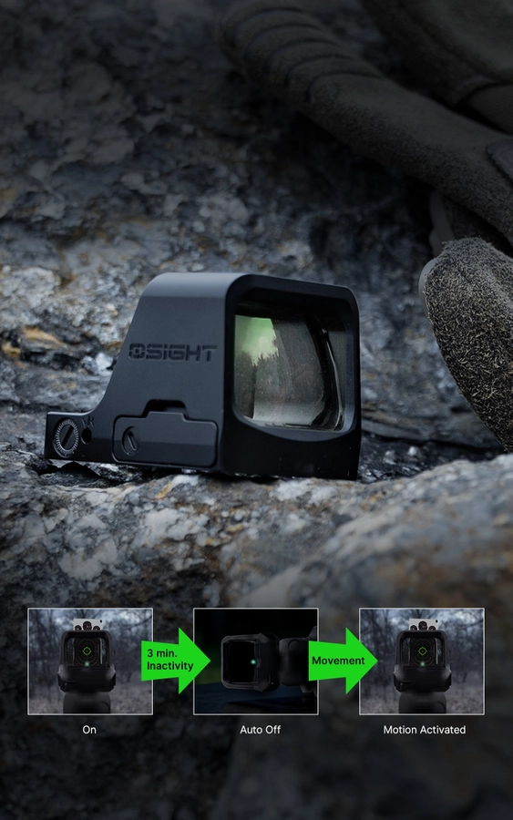 Osight C Red Dot Sight Side Loading Multi Reticle Reflex Optic