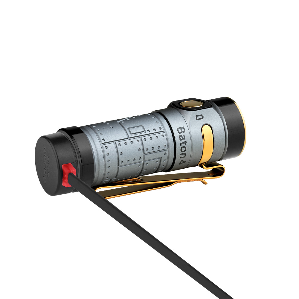 Baton 4 Premium Powerful Mini EDC Flashlight 1300 Lumens Olight