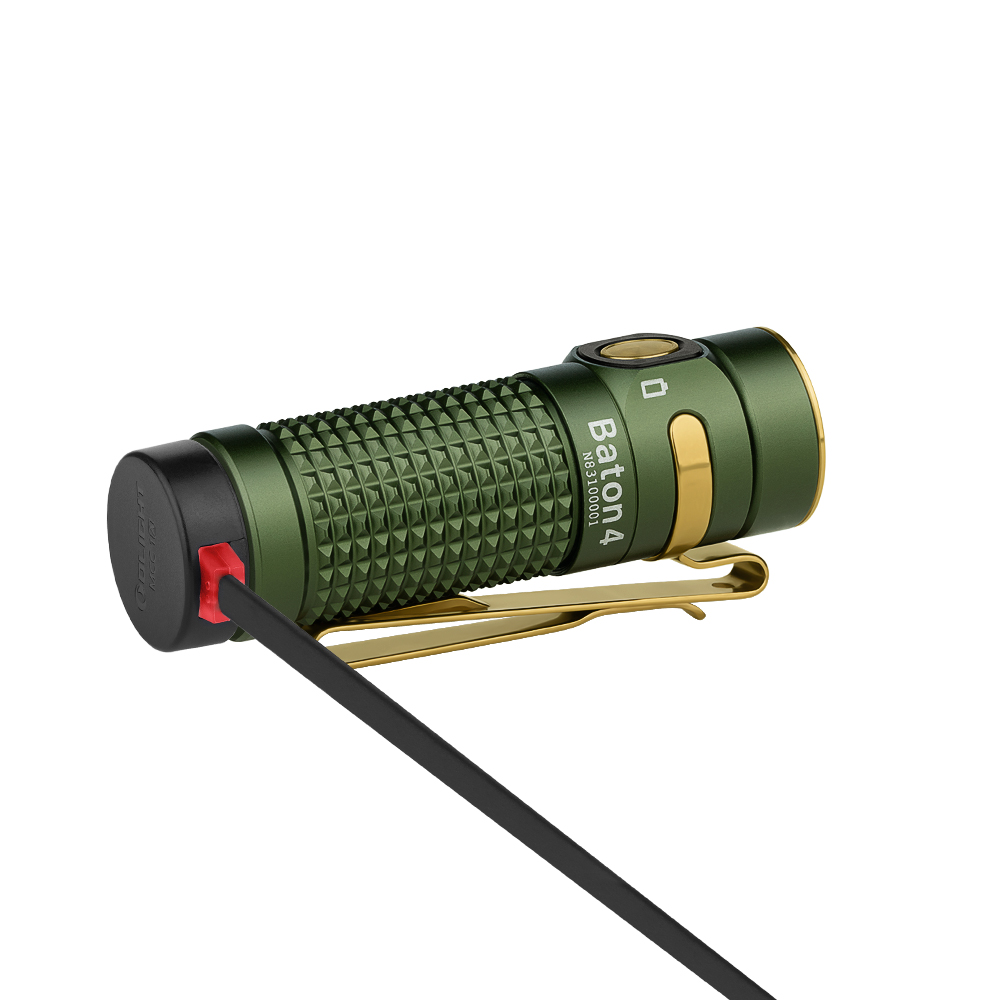 Baton 4 Premium Powerful Mini EDC Flashlight 1300 Lumens Olight