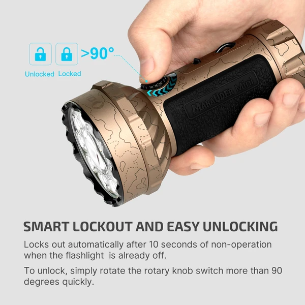 Olight Marauder mini - Desert terrain limited edition - YouTube