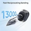 Fast reciprocating sander detailing tool operating at 13000 SPM speed for efficient hobby model sanding.