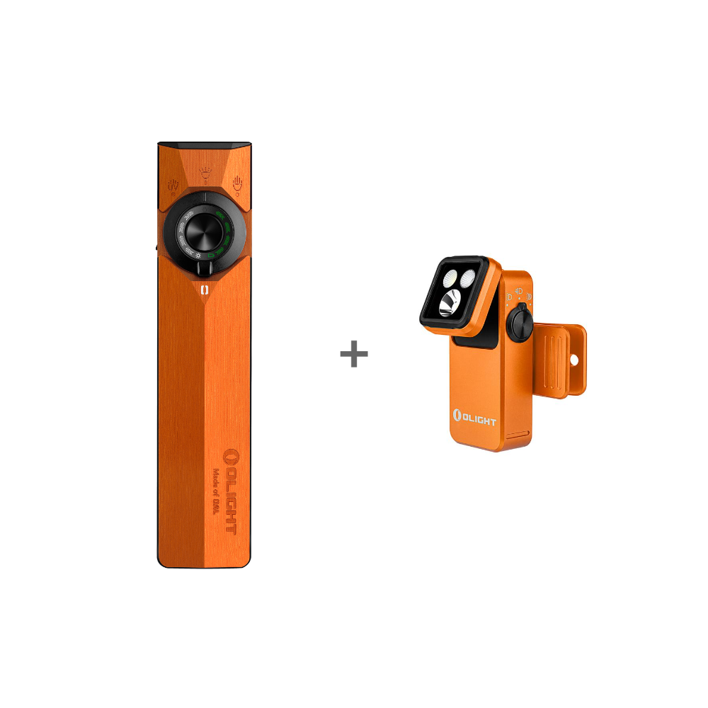 OLIGHT ArkPro Ultra EDC Flashlight 4 in 1 Flat Light Bundle - Olight