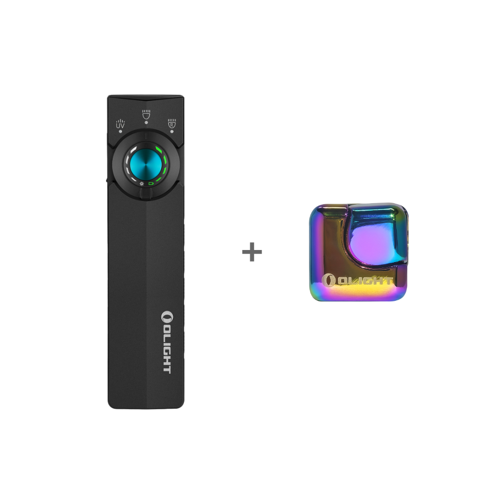 ArkPro Lite Flat Unibody EDC Flashlight with Multi-Light Sources Bundle