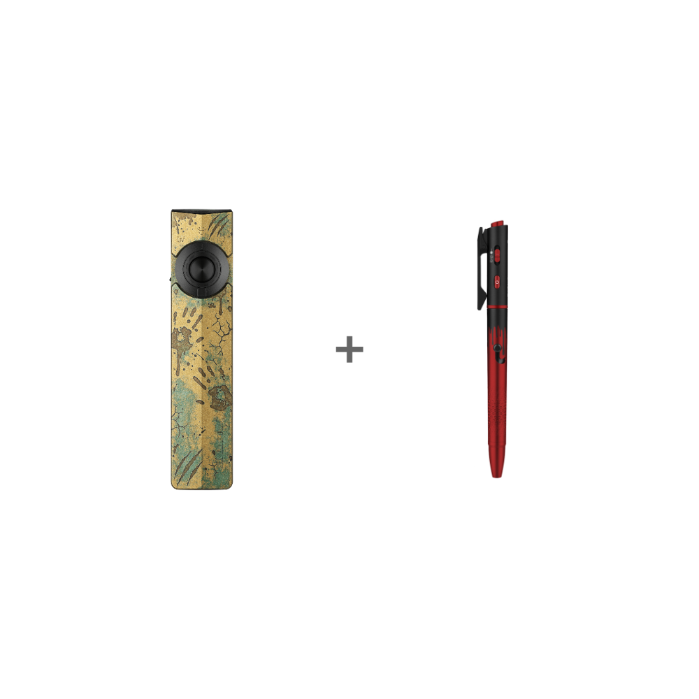 ArkPro Wasteland Relic Flat Unibody EDC Flashlight with Multiple Light Sources