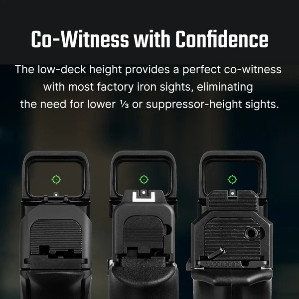 Osight SE Enclosed Red Dot Sight RMSc Footprint Side Loading