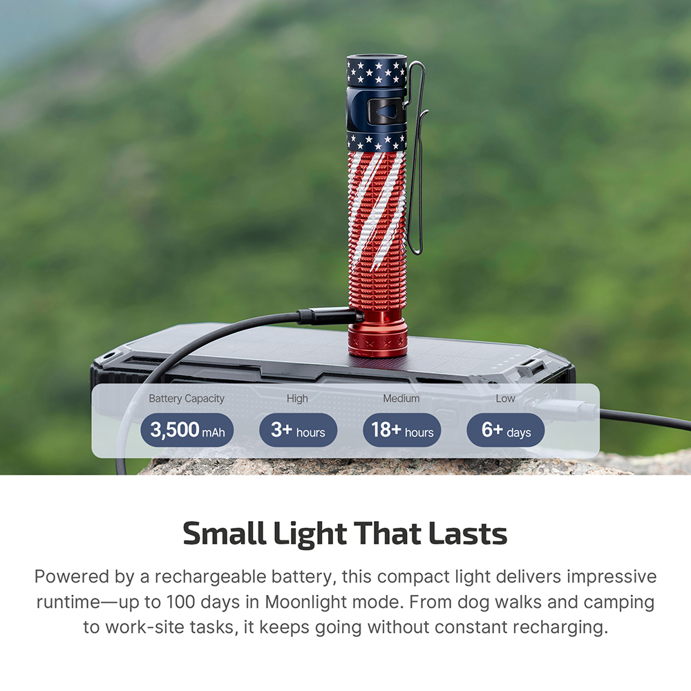 Baton 4 Pro EDC Flashlight - 1600 Lumens USB-C - Olight