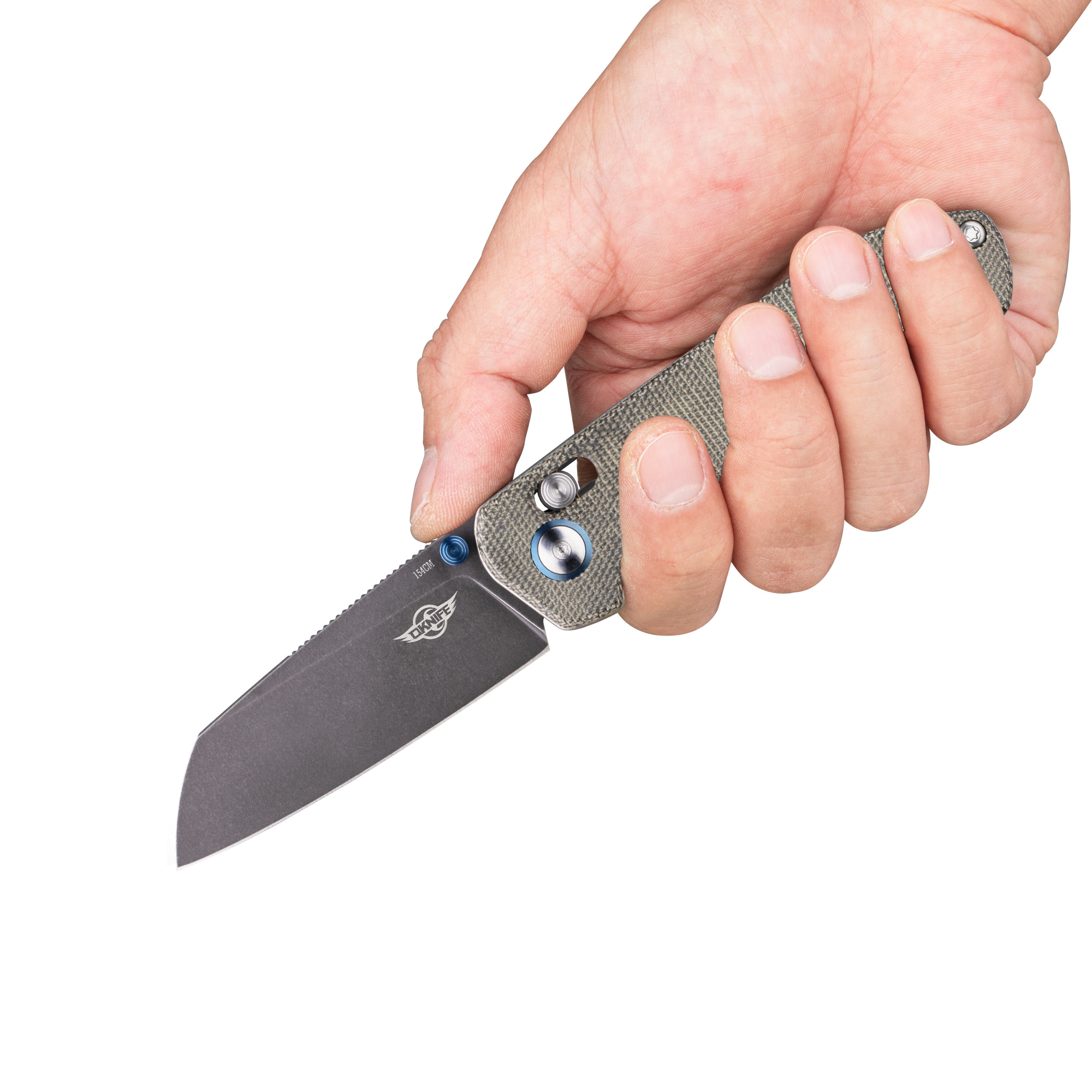 Rubato 2 Folding Knife 154CM Sheepsfoot EDC Rail Lock Pocket Tool 