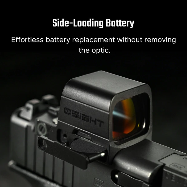 Osight SE Enclosed Emitter RMSc Red Dot Replaceable Battery Optic