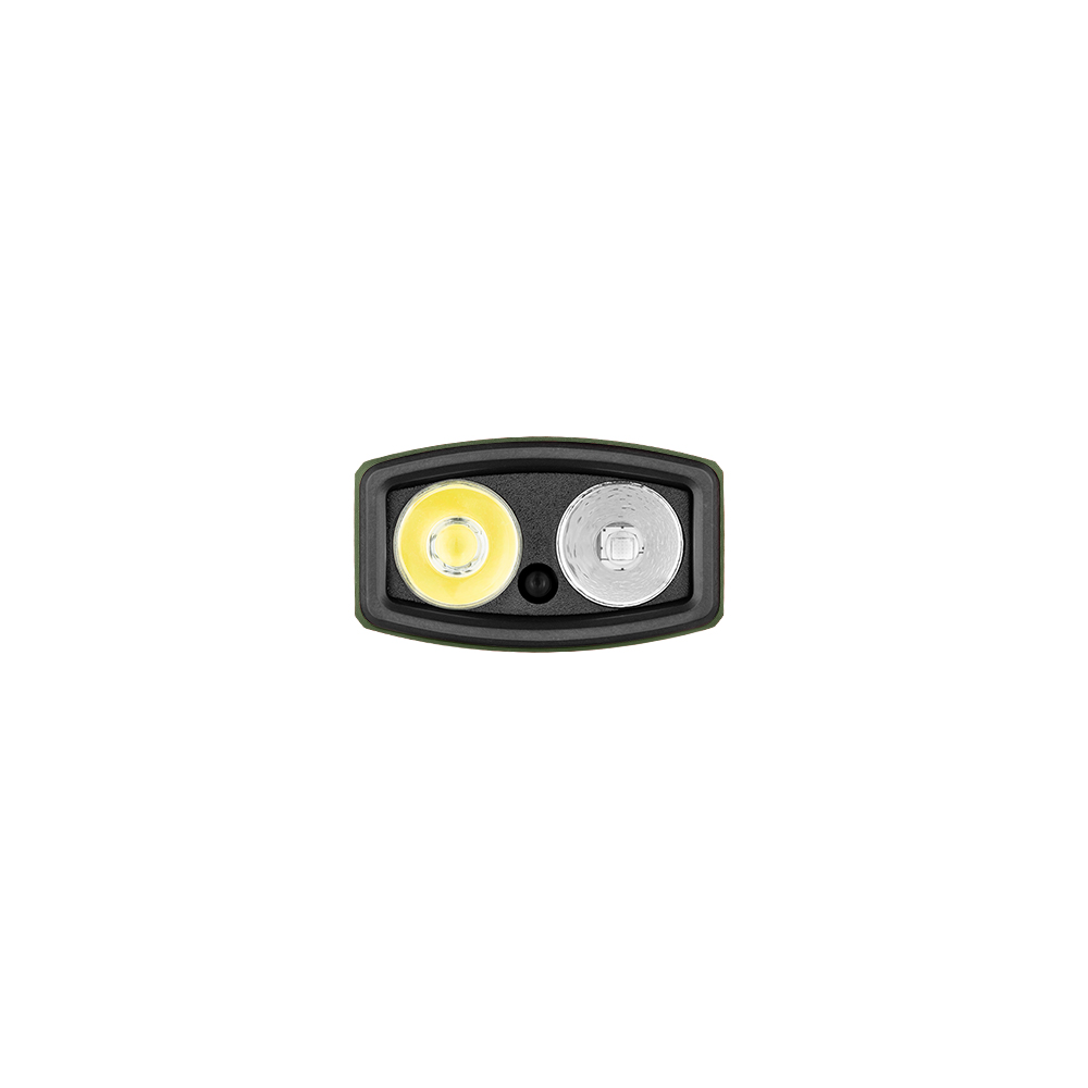 Arkfeld Pro Flat EDC Flashlight 1300lm UV Light Green Laser Beam