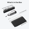HOZO NeoSander kit including basic sanding head collection, USB-C charging cable, and basic sandpaper sheet set