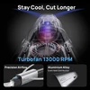 HOZO NeoBlade ultrasonic cutting knife cooling system featuring 13000 RPM turbofan and aluminium alloy body.