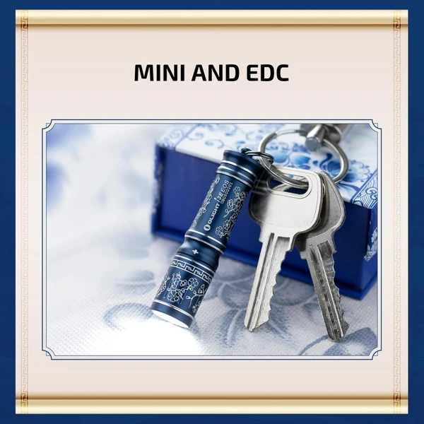 Olight I3E EOS 90 Lumen Keychain Flashlight - Nocturnal Sentinel, AAA Included