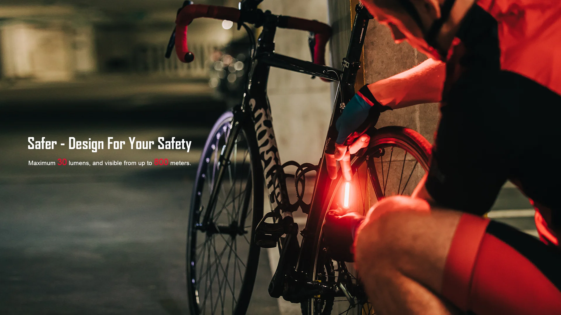 Outdoor & Camping Reliable - Smart Bicycle Rear Light SEEMEE 30