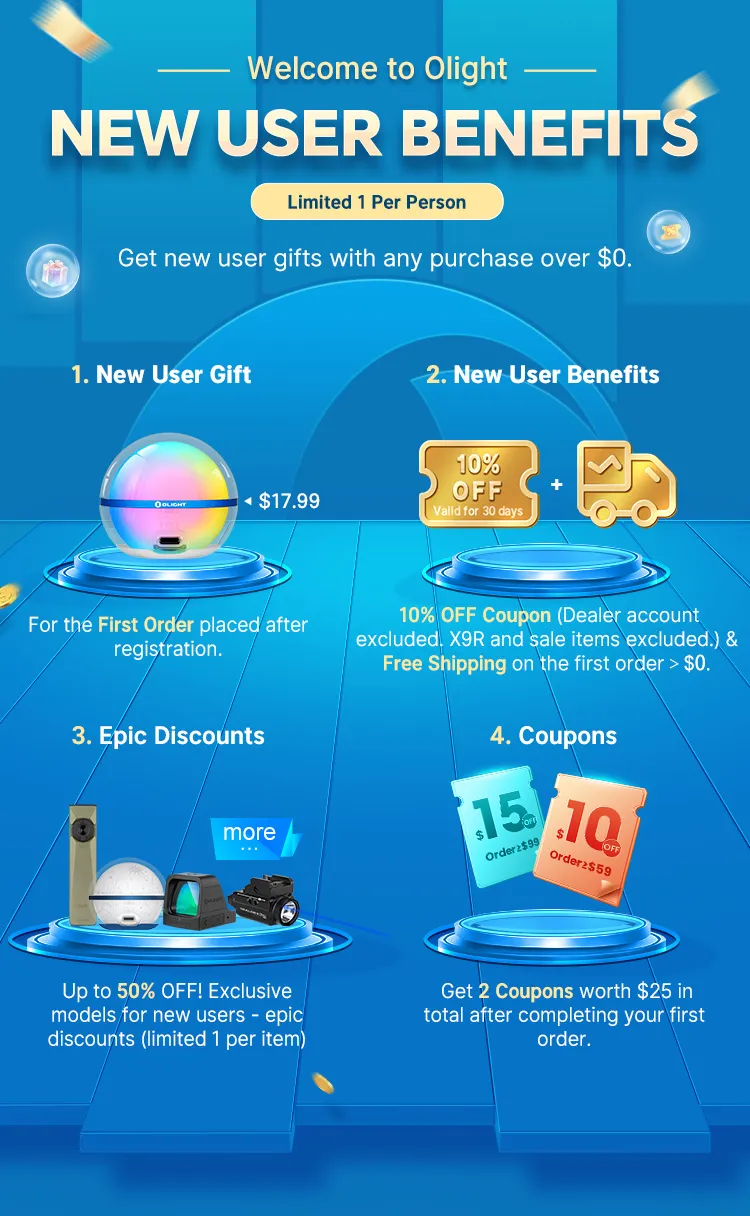 olight flashlight coupons Walker 2000lm 470m LED Olight Coupons, Promo Codes Canada